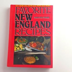Cookbook Favorite New England Recipes Hardcover by Sara B.B. Stamm. 2nd Edition